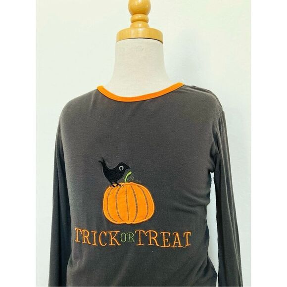 3/$30 Kickee Pants Kids 10 Halloween Pumpkin 2-piece Pajamas - Picture 4 of 8